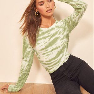 Eddie Long Sleeve Tee - Pistachio Stripe